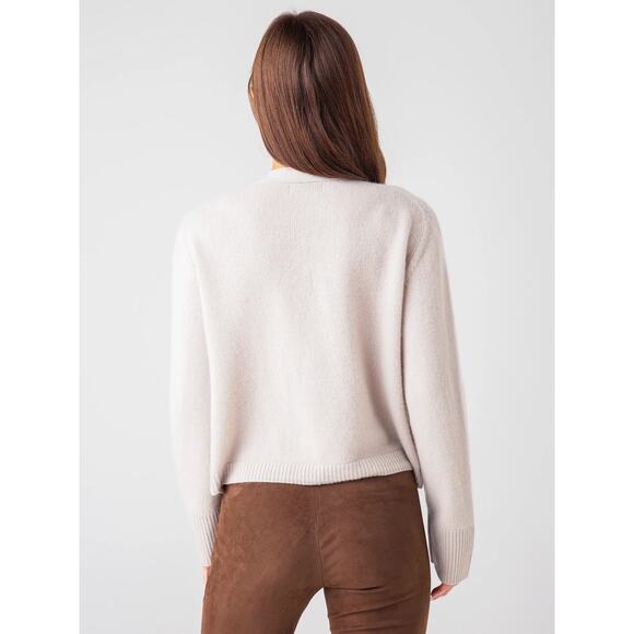 NWT NAADAM Cashmere Cardigan Sweater in LIGHT BLUE color Size XS - Picture 3 of 7